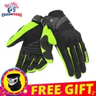 Перчатки мотоциклетные из полиэстера, дышащие, с пальцами, унисекс, M-2XL