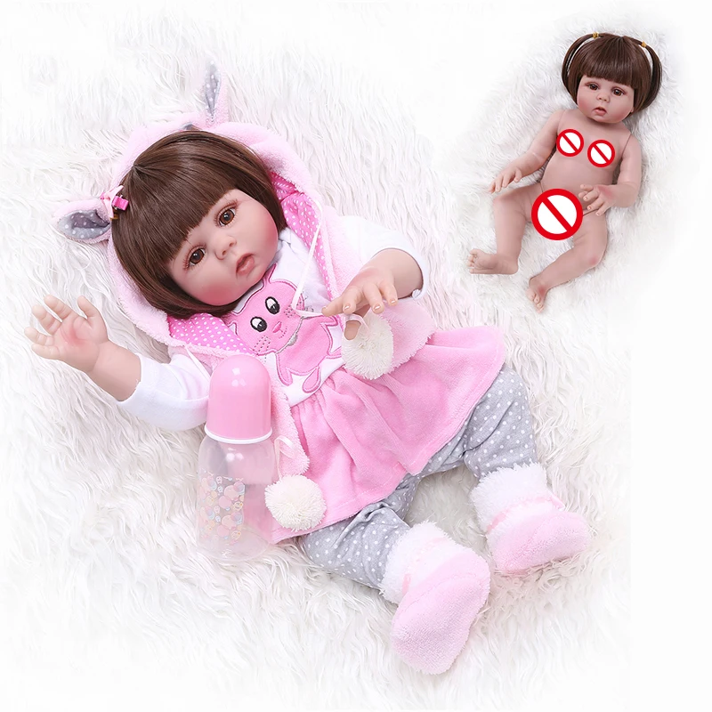 Новорожденный Playmate Reborn кукла для детей 49 см Bebe куклы живые малыши девочка в