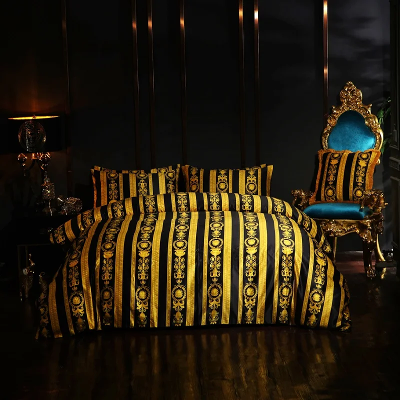 Роскошный бархатный фланелевый Модный классический Комплект постельного белья