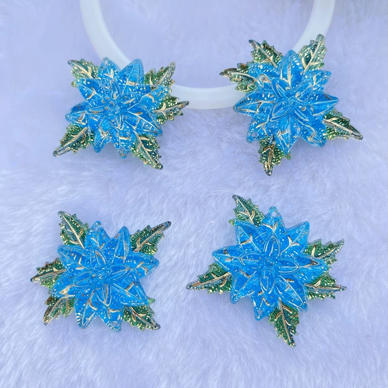 

Красный акриловый цветок для скрапбукинга, 10 шт