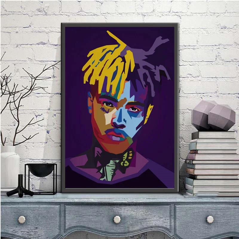 Холст Xxxtentacion искусство домашний декор рэп Hd печать хип хоп Модульная картина