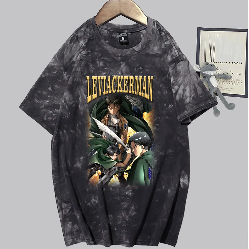 

Attack on Titan Shingeki No Kyojin Levi-ackerman Anime Shirts Aesthetic Kawaii Graphic Punk Clothes Grunge Graphic T Shirts Top