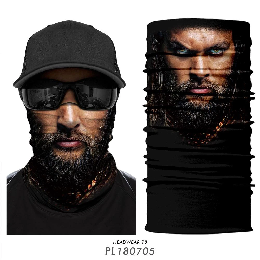 

Skull Balaclava Cycling Bandana Tube Scarf Half Face Mask Neck Gaiter Cover Multifunctional Headwear Hiking Hunting Running Men