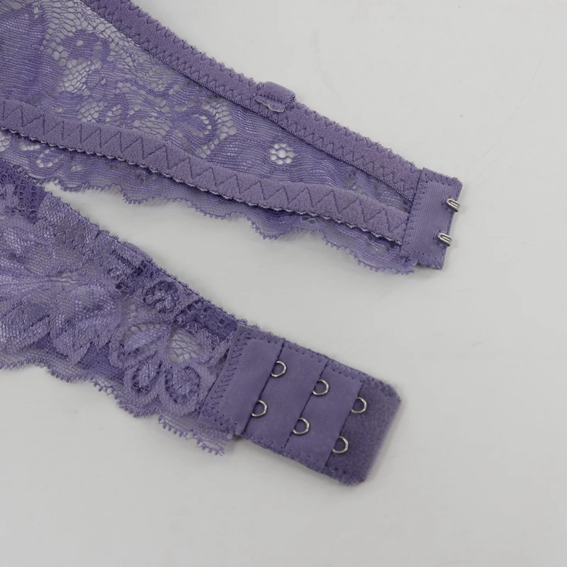 

Trufeeling Sexy Adjusted-straps Floral Bras for Women Thin Mold Cup Lace Bra Plus Size Brassiere Comfort Female Underwear