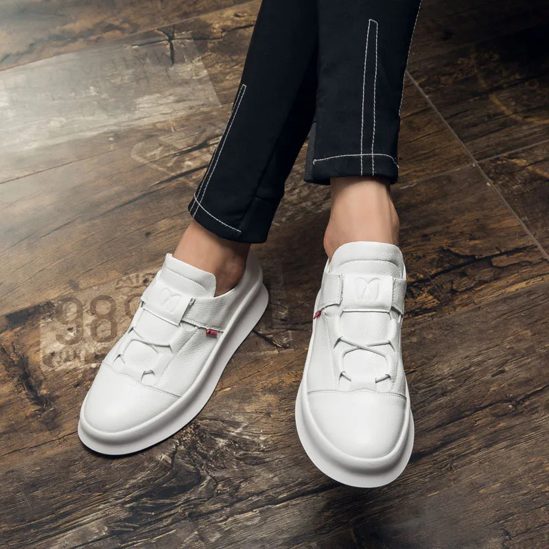2019 спортивные белые мужские трендовые туфли удобные дышащие модные дизайнерские