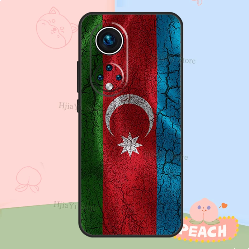 Флаг Азербайджана для Honor 50 Lite 10i 8X 9X чехол Huawei P20 P30 P40 P50 Pro P Smart Nova 5T 9 | Мобильные