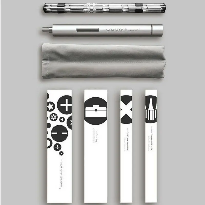 

Набор электрических отверток Wowstick 1P, компактная прецизионная аккумуляторная отвертка, бытовой портативный простой в эксплуатации инструм...