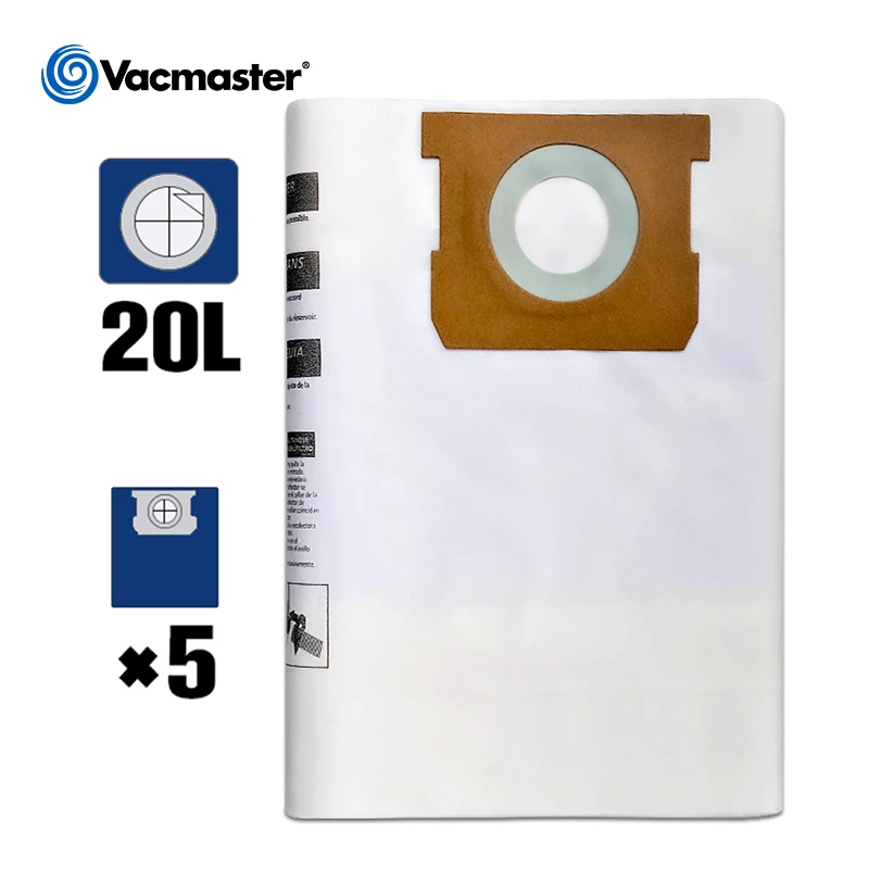 Вакуумные пылесборники для пылесоса Vacmaster 20L аксессуары 5 шт./лот|Запчасти