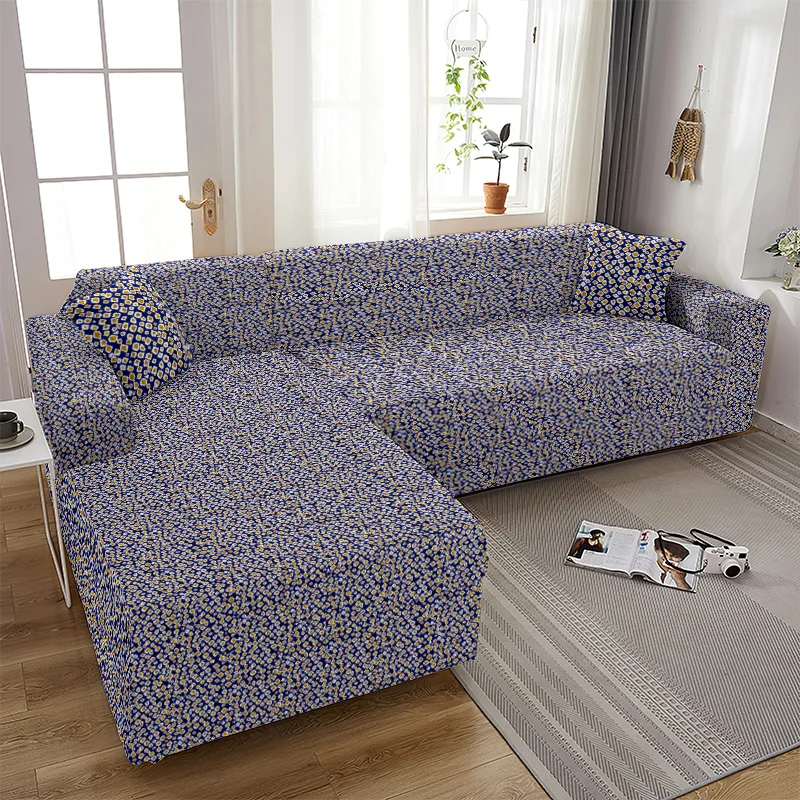 

Fashion Polka Dot Circle Sofa Covers Sofa Covers for Living Room Printing All-inclusive Sofa Cover Couch Cover Chair Protector