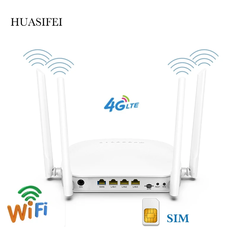 Wi Fi роутер 3G/4G 300 Мбит/с слот для SIM карты|Беспроводные роутеры| |
