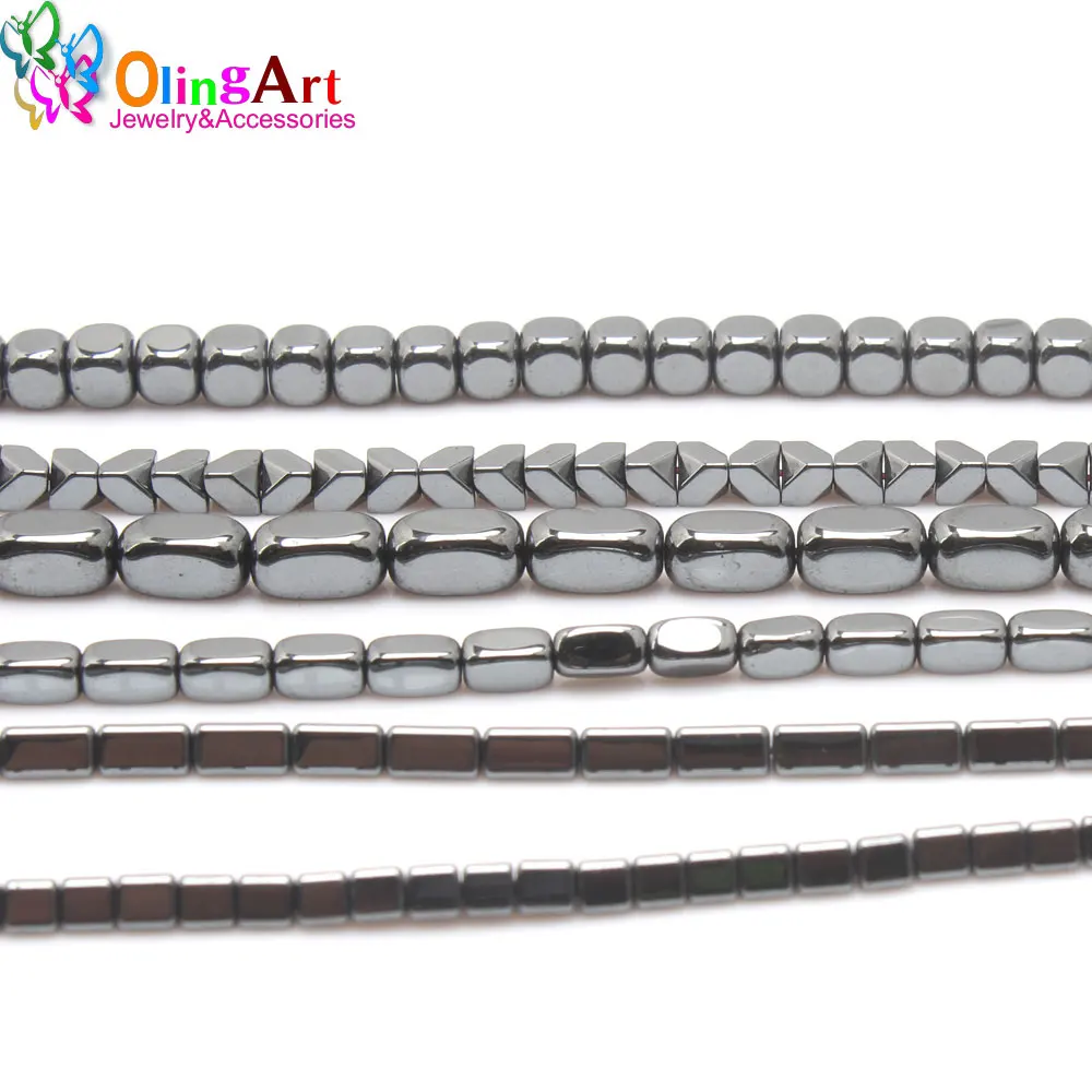 Olingart высокое качество натуральный камень гематит треугольник/кубоид/гироскоп