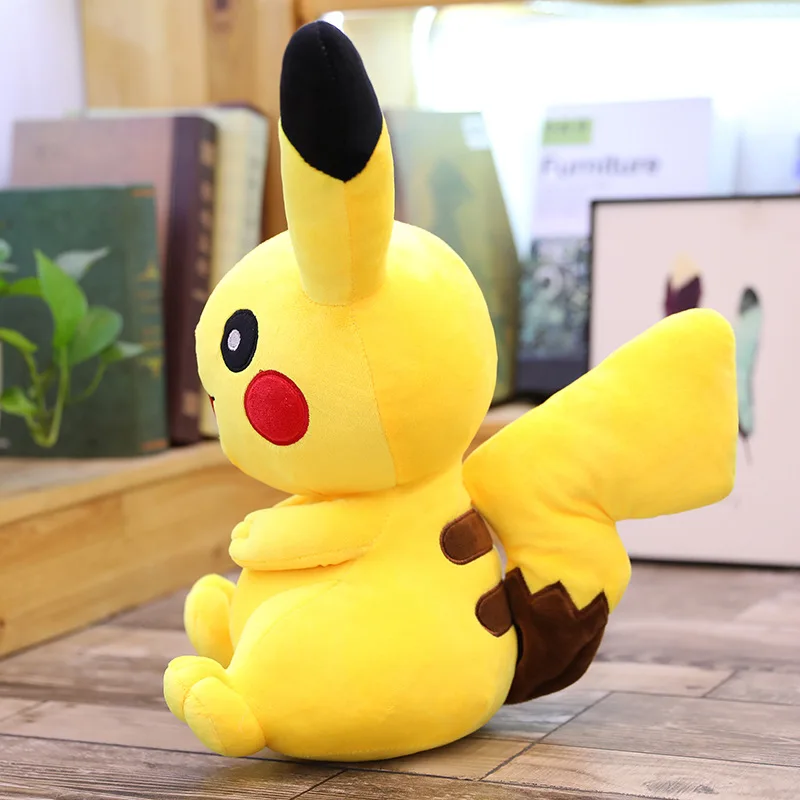 28-65 см Kawaii Pikachu плюшевые игрушки милые мягкие игрушки мультфильм Пикачу чучело животных плюшевые куклы подушка для сна детские игрушки Детский подарок