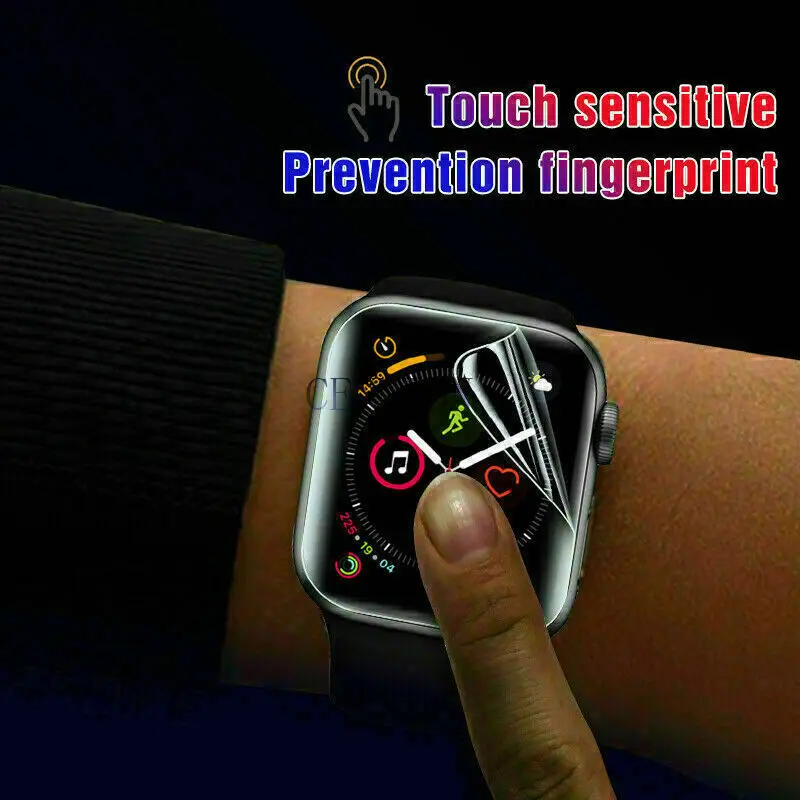 Clear Ultra Thin invisible Hydrogel Film Soft watch Screen Protector for Apple iwatch SE 6 5 4 3 2 1 38mm 42mm 40mm 44mm 100pcs