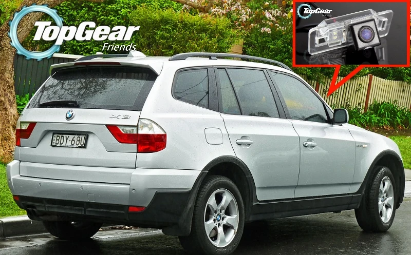 LiandLee камера заднего вида для BMW X3 E83 2003 ~ 2010|trunk handle|car rear reverse cameracamera for parking |