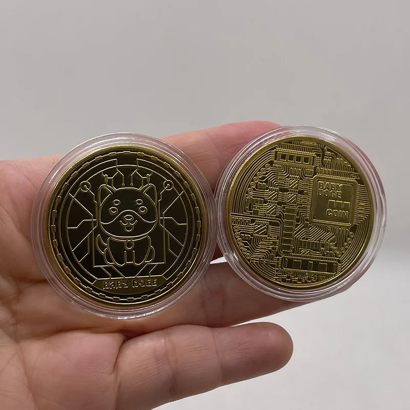 

Gold baby Dogecoin Coin Crypto Gold Commemorative Coins Souvenir Collection Dogecoin Killer Shiba Inu Coin (SHIB) CRYPTO Coin