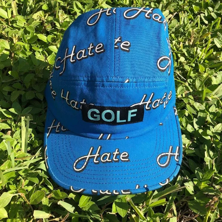 Golf Flame Le Fleur Tyler The Creator Новая мужская и женская кепка с надписью «Flame» бейсболка с вышивкой Кепка casquette бейсболки#599 - Цвет: blue 2