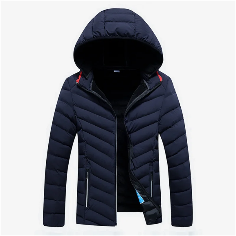 Зимняя куртка из хлопка с капюшоном, мужская одежда Jaqueta Masculino Casaco Masculina Erkek Giyim, модная мужская куртка от AliExpress RU&CIS NEW
