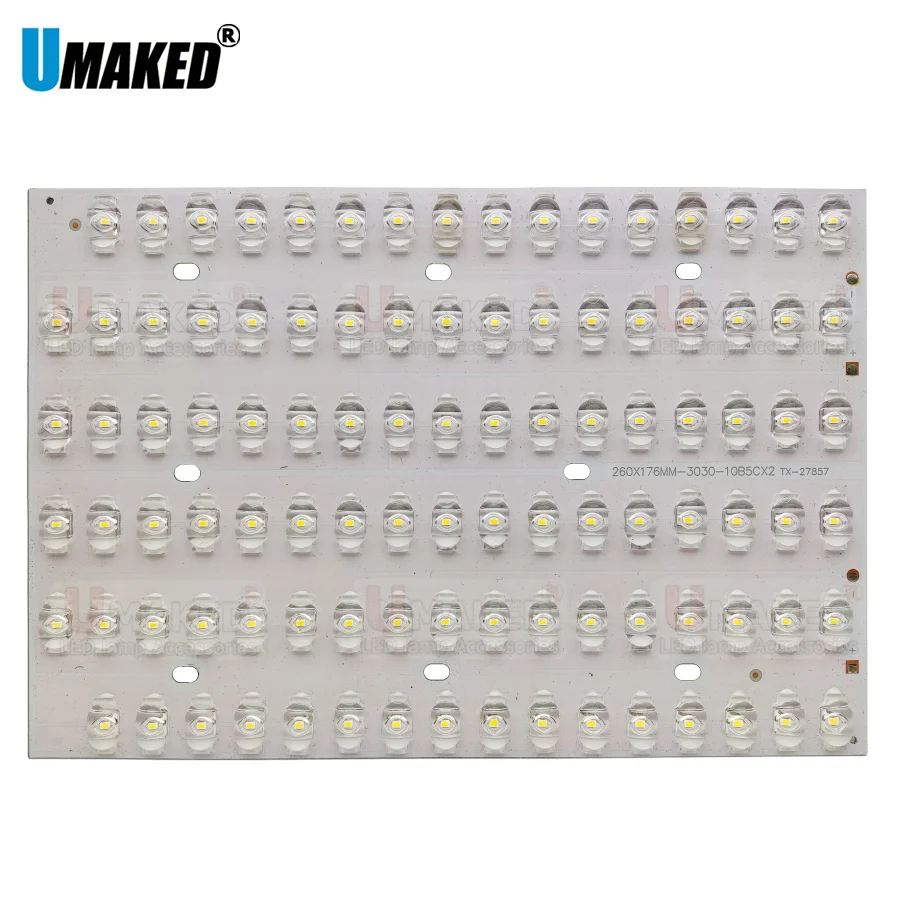 

50W 100W 150W AC Led street lighting source, waterproof LED lamp pannel with lens for outdoor lamp diy LED PCB board