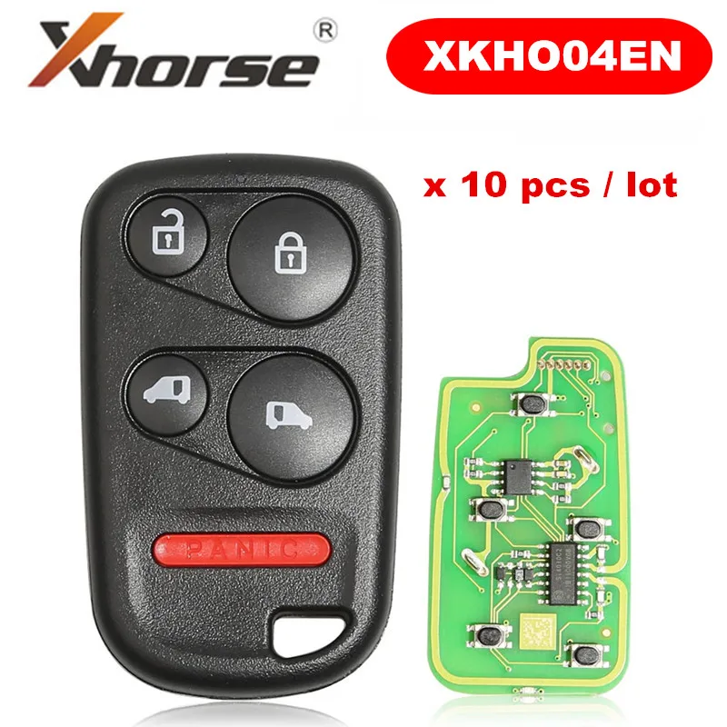 Пульт дистанционного управления Xhorse xjo04en для Honda Wire 4 кнопки с кнопкой раздвижной