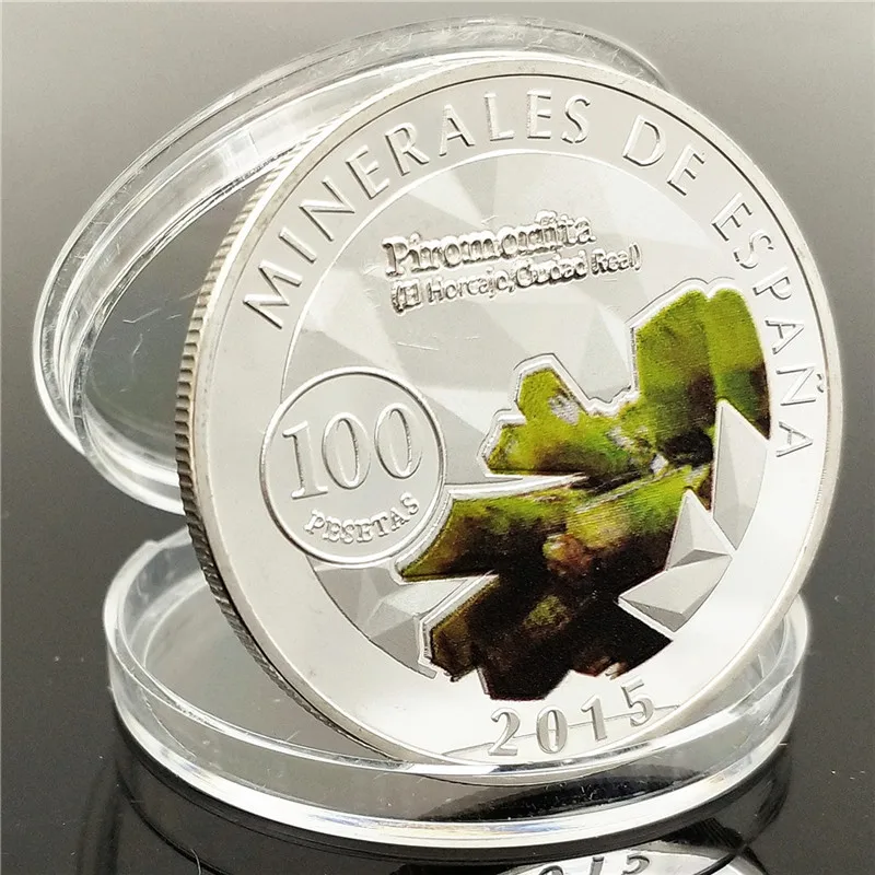 

Spanish painted commemorative coin collection memorial