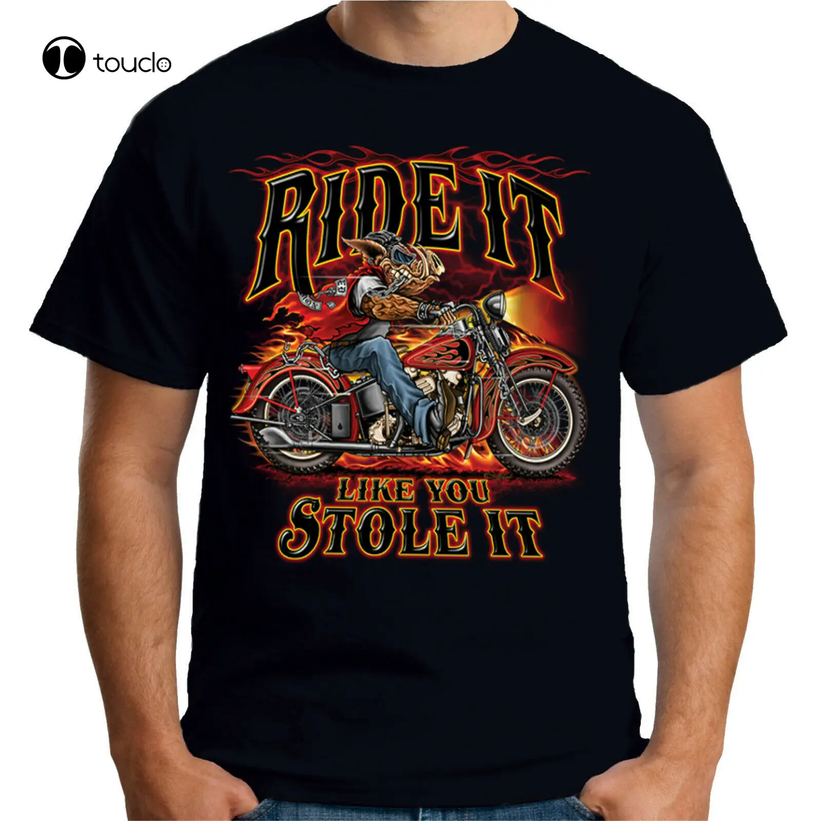 

Ride It Like You Stole It Biker Slogan Hog Mens T-Shirt Tee Shirt Custom Aldult Teen Unisex Digital Printing Tee Shirt Xs-5Xl