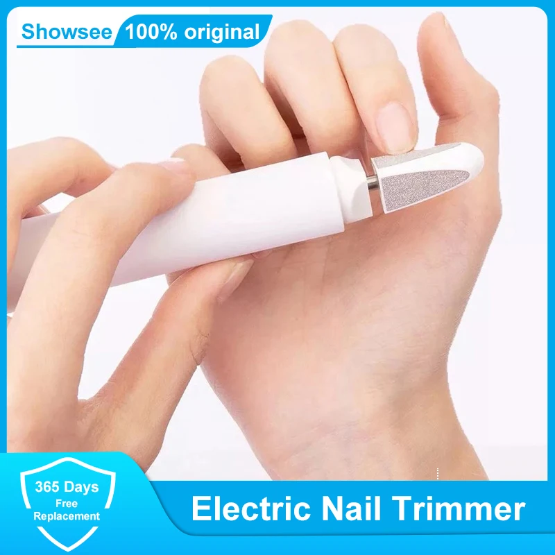 

Showsee Nail Trimmer Electric Nail Clipper For Baby Adult Manicure Pedicure Scissor Profession Nail Cutter Tool Portable Nail