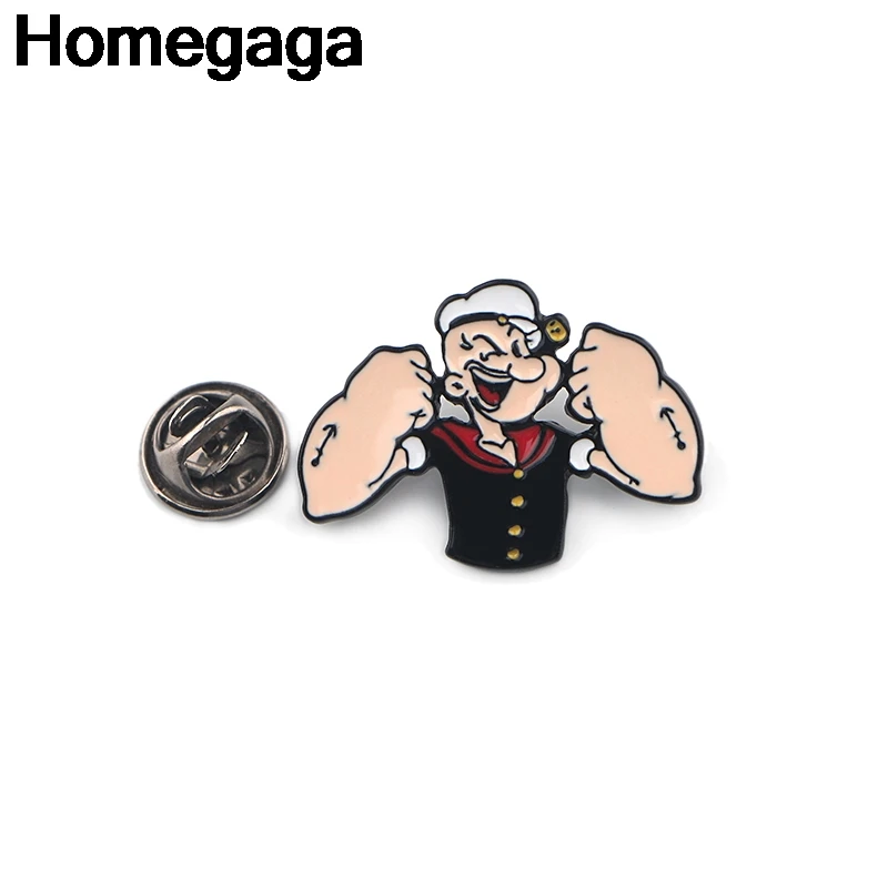Homegaga мультфильм персонажи цинка металлический Узелок Значки пункт рубашка сумка Одежда Кепка рюкзак броши для обуви значки медали D2266