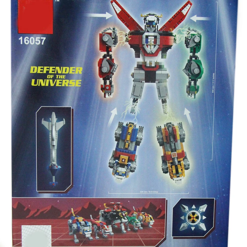 Строительные блоки серии Voltron King Defender Of The Universe материалы для фильмов Набор