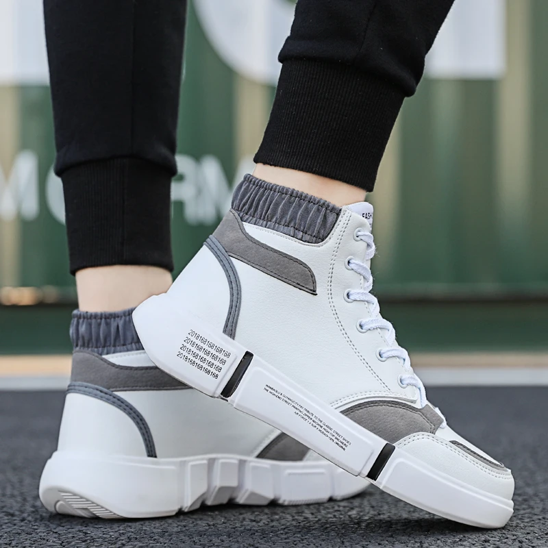 

Men's Shoes 2020 Winter Sneakers Comfortable High Top Chunky Sneakers Tennis Shoes MB124 Fashion Sports Shoes Basket Homme