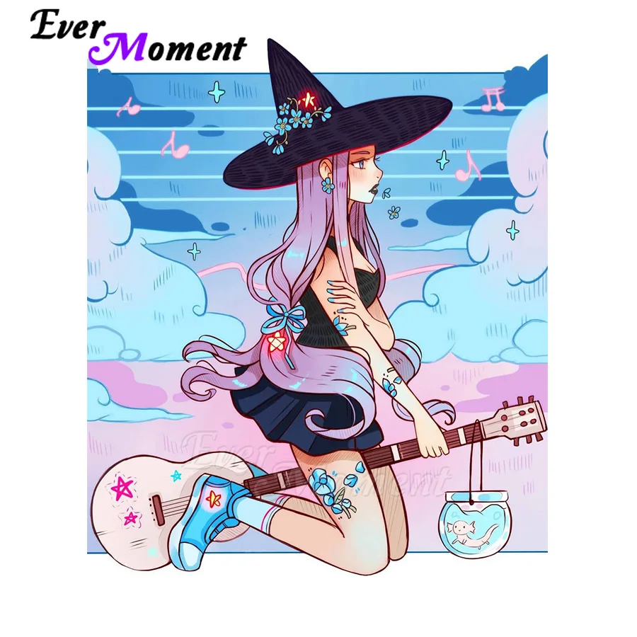 Ever Moment 5D алмазная картина полная дрель квадратная красивая девушка с татуировкой