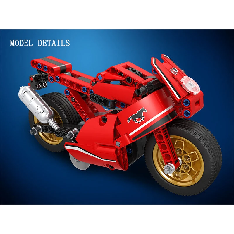 

WINNER 188pcs with instructions to help children complete the building blocks mini MOTO pull back Car Bricks Toys Birthday Gifts