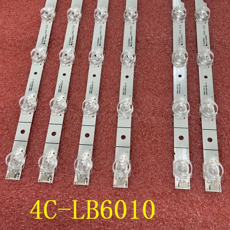 Светодиодная лента для подсветки TCL 60EP660 60F60 60D6 60U5950C 60EP660 4C-LB6010-YH01J YH02J HR01J HR02J 60HR330M10A0 V1, светодиодный шт./комплект