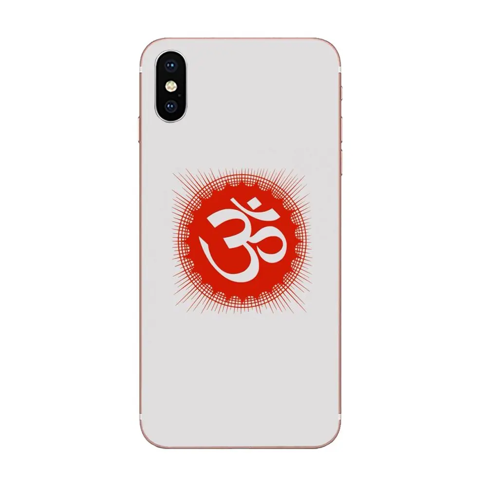 Мягкие чехлы для iPhone 11 Pro XS Max X 8 7 6s Plus 5 SE XR 2020 Aum Hinduism Om религиозный | Мобильные