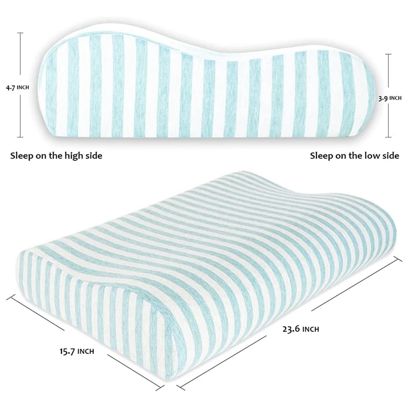 

Neck Pillows Used to Relieve Neck Pain, Provide More Neck Support Than Down Pillows for Back, Abdomen, and Side Sleepers