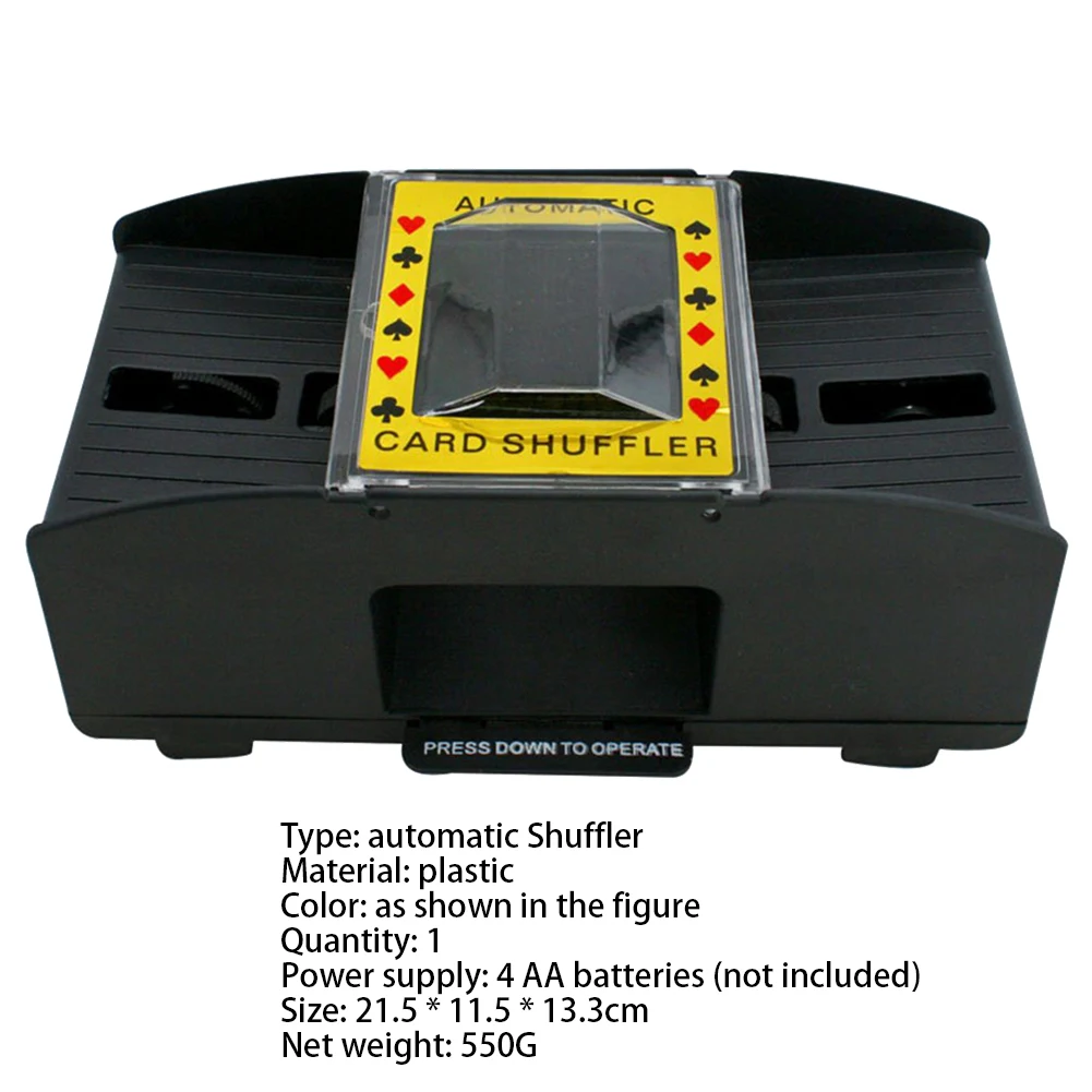 

Automatic Shuffle Machine 4 Deck Card Board Game Poker Playing Cards Shuffling Party Entertainment Shuffler