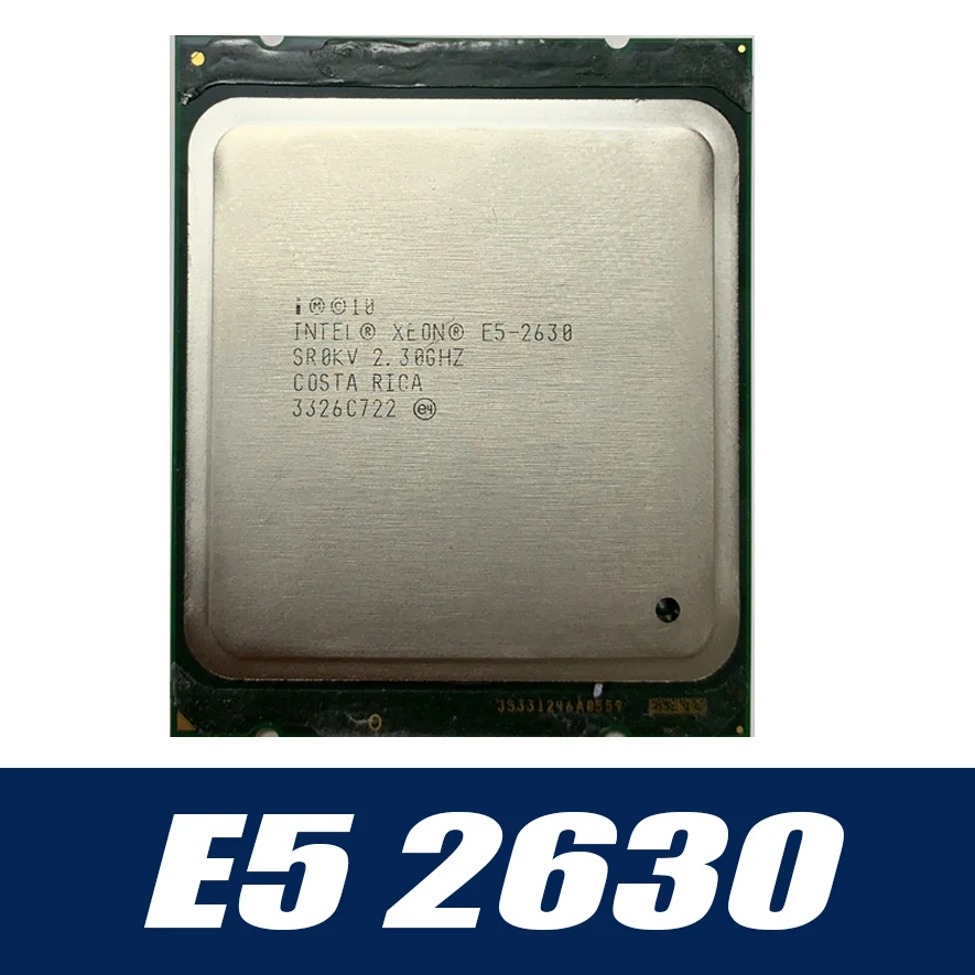 Intel xeon e5 2630 SR0KV 2 3 ГГц 7. 2GT/s 15 MB seris CORE LGA2011 E5 центральный процессор 100% нормальная
