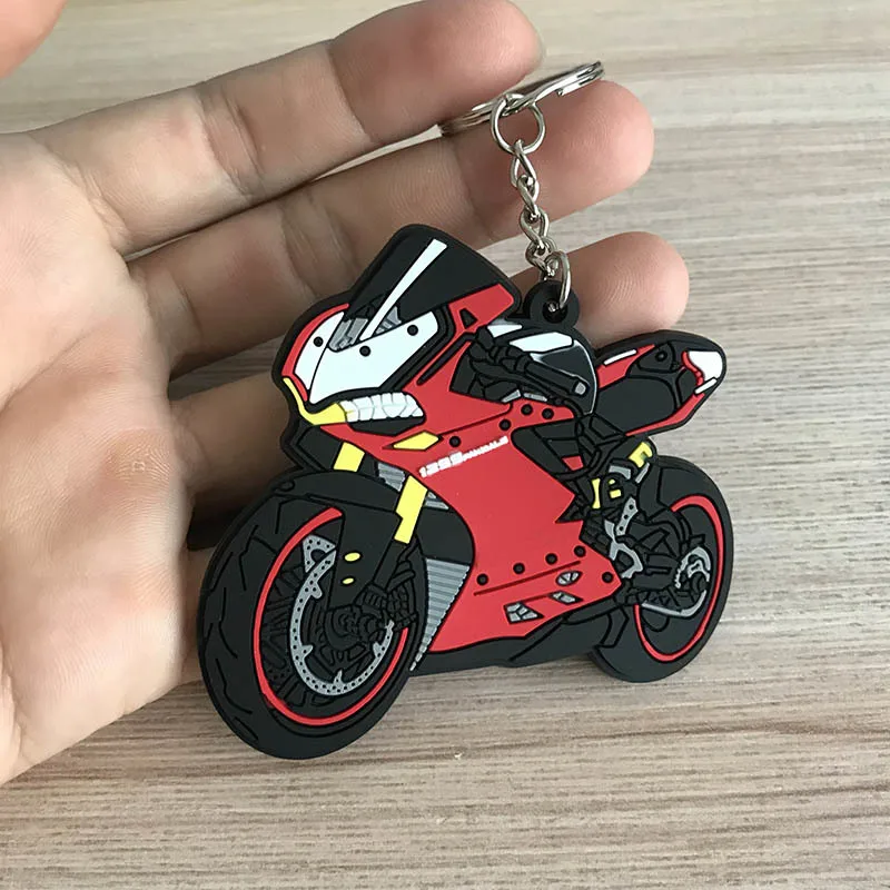 Аксессуары для мотоцикла резиновый 3d брелок ключей DUCATI YAMAHA HONDA KAWASAKI модель