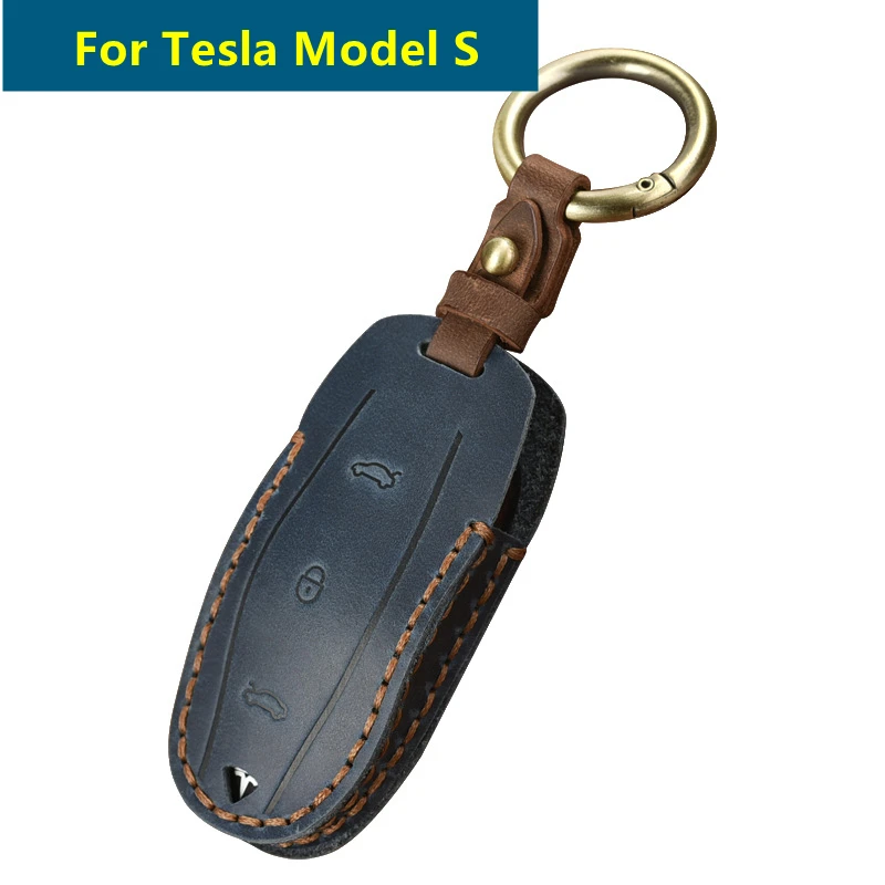 

Чехол-брелок для ключей, совместимый с Tesla Model S, силиконовый чехол-брелок для ключей, чехол-держатель, пульт дистанционного управления из нат...