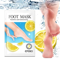 efero 6packs whitening exfoliating foot mask remove dead skin lemon foot peeling mask for legs pedicure socks foot patch