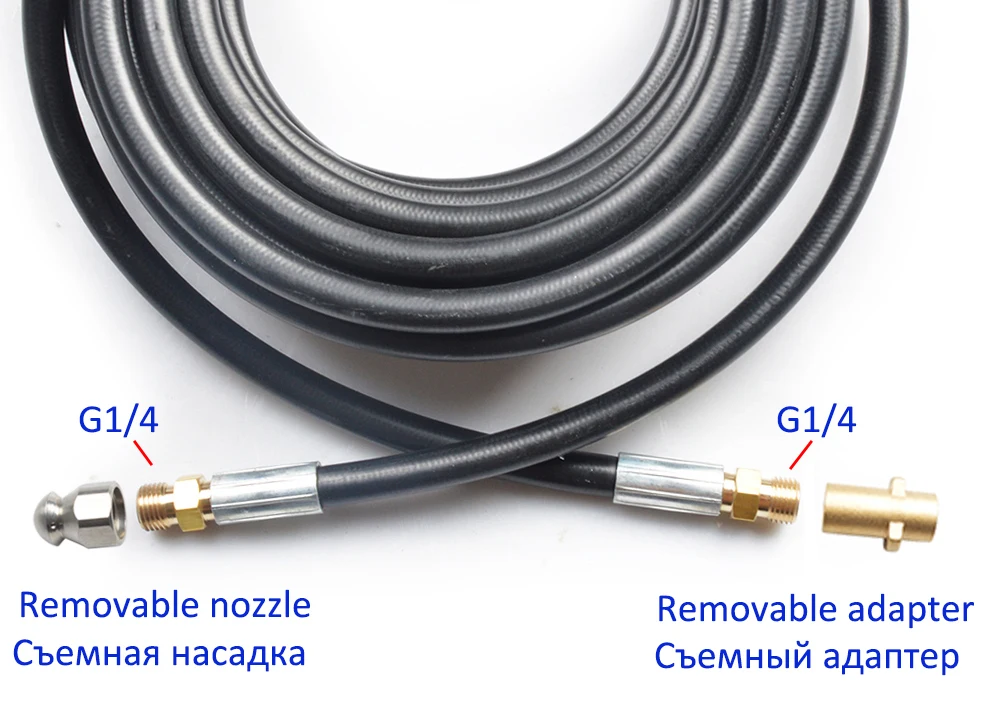 Канализационные сливные воды очистки шланг трубы очиститель для Karcher Интерскол Huter молоток Nilfisk STIHL Bosche Lavor мойка высокого давления