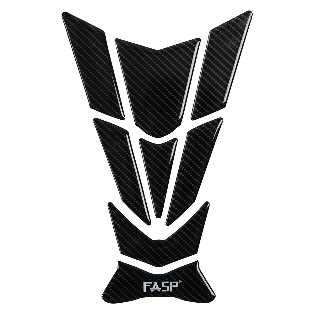 5D наклейка из углеродного волокна для мотоцикла Защитная крышка топливный бак