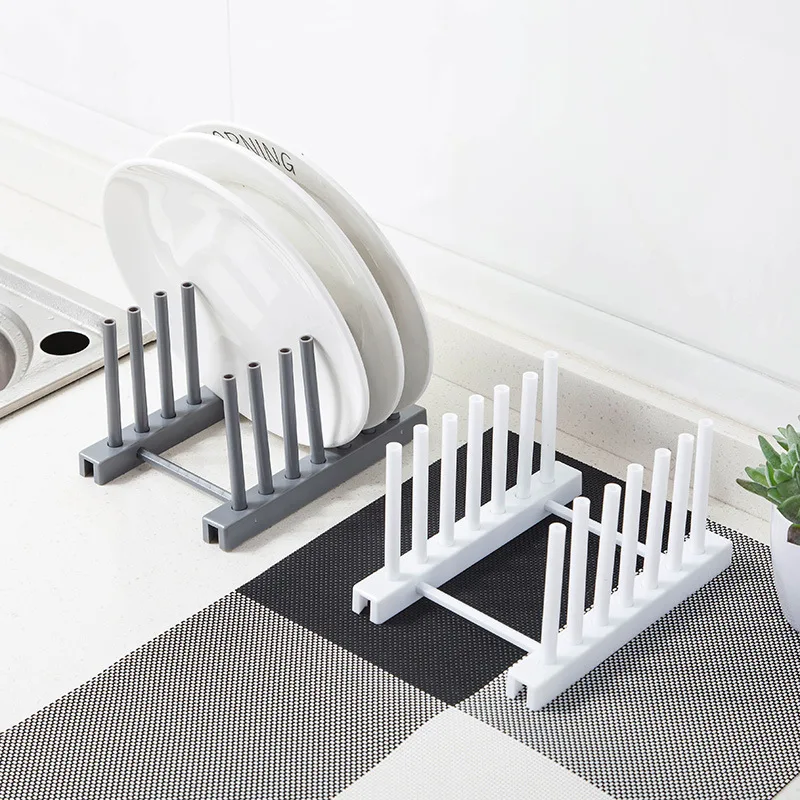 

Japanese-Style Plastic Dish Rack Dish Rack Lid Rack Kitchen Supplies Storage Rack Draining Shelf Storage Rack