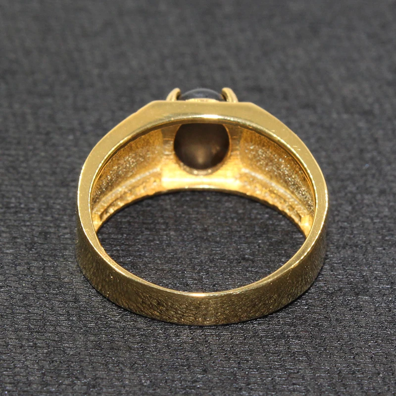 Кольцо мужское из серебра 925 пробы с сапфиром 7 Х9 мм|light graphic|ring light guidering lighting factory