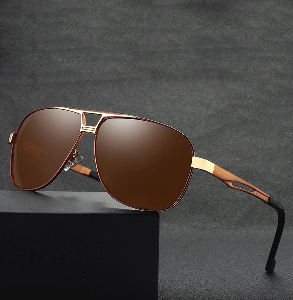 

Al-mg Alloy Frame Men Women Polarized Sun Glasses Polarized Mirror Minus Myopia Sunglasses Custom Made Lens -1 to -6