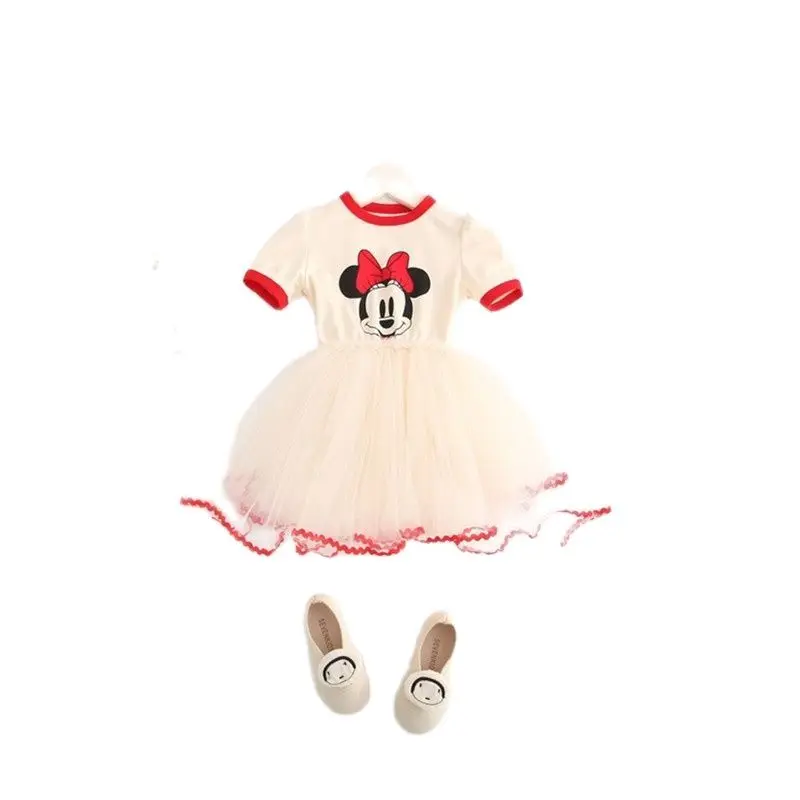 Disney Minnie Mickey Dress Summer Kids Children Party Dresses | Детская одежда и обувь