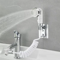 practical bathroom accessories faucet shower nozzle filter mesh hose sink single handle polished shower rack