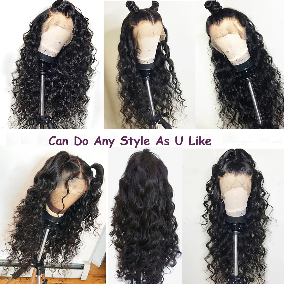 Парики с волнистыми прядями фронтальные человеческие волосы прелестные Lumiere Remy