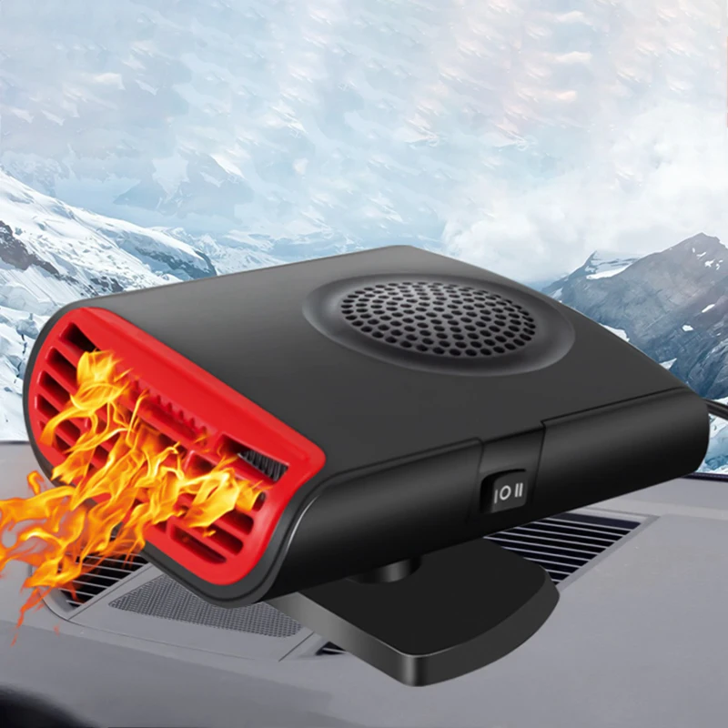

12V 150W High Power Car Heater Cooling Fan Auto Interior Wind Warmer Portable Car Vehicle Windshield Defrost Defogging Deicing
