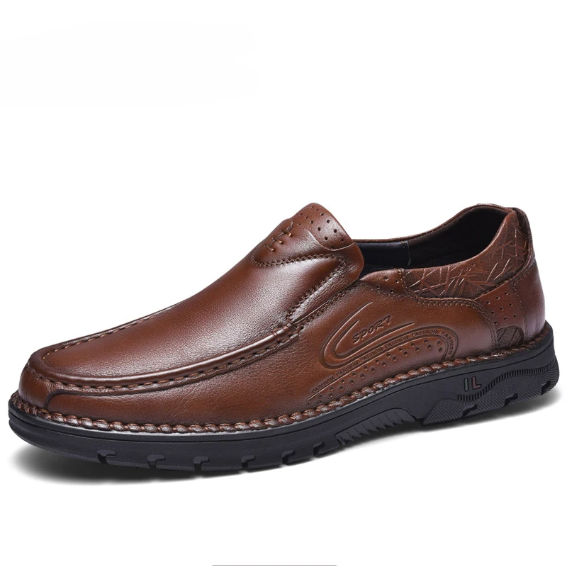 Туфли мужские классические из натуральной кожи деловые повседневная обувь на