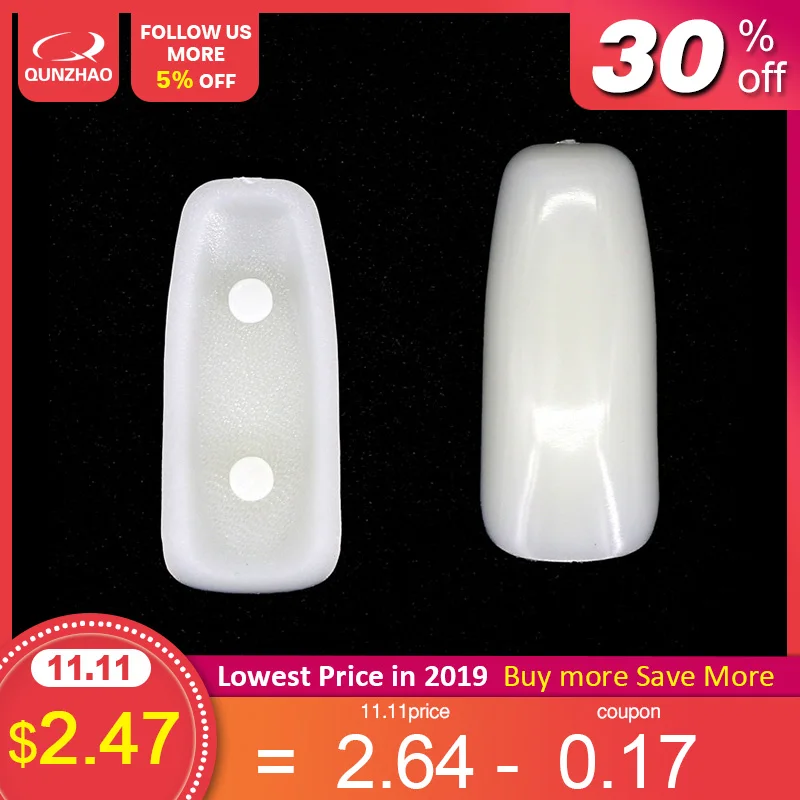 100 шт акриловая подделка для ногтей овальные Профессиональные Накладные ногти